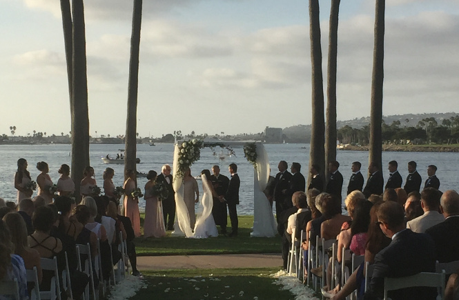 Ceremony at The Dana on Mission Bay